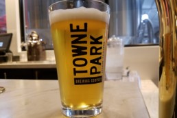 Towne Park beer mourned into glass