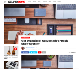stupid dope features grovemades desk shelf system