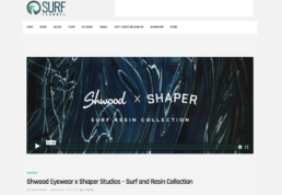 surf channel features Shwood Eyewear