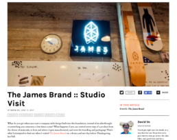 Author, David Vo features the James brand studio