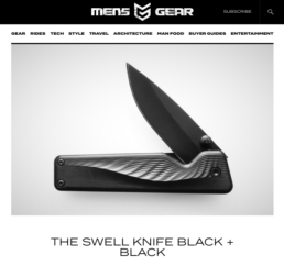mens gear features the James brand knife