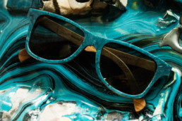 sun glasses dipped in paint