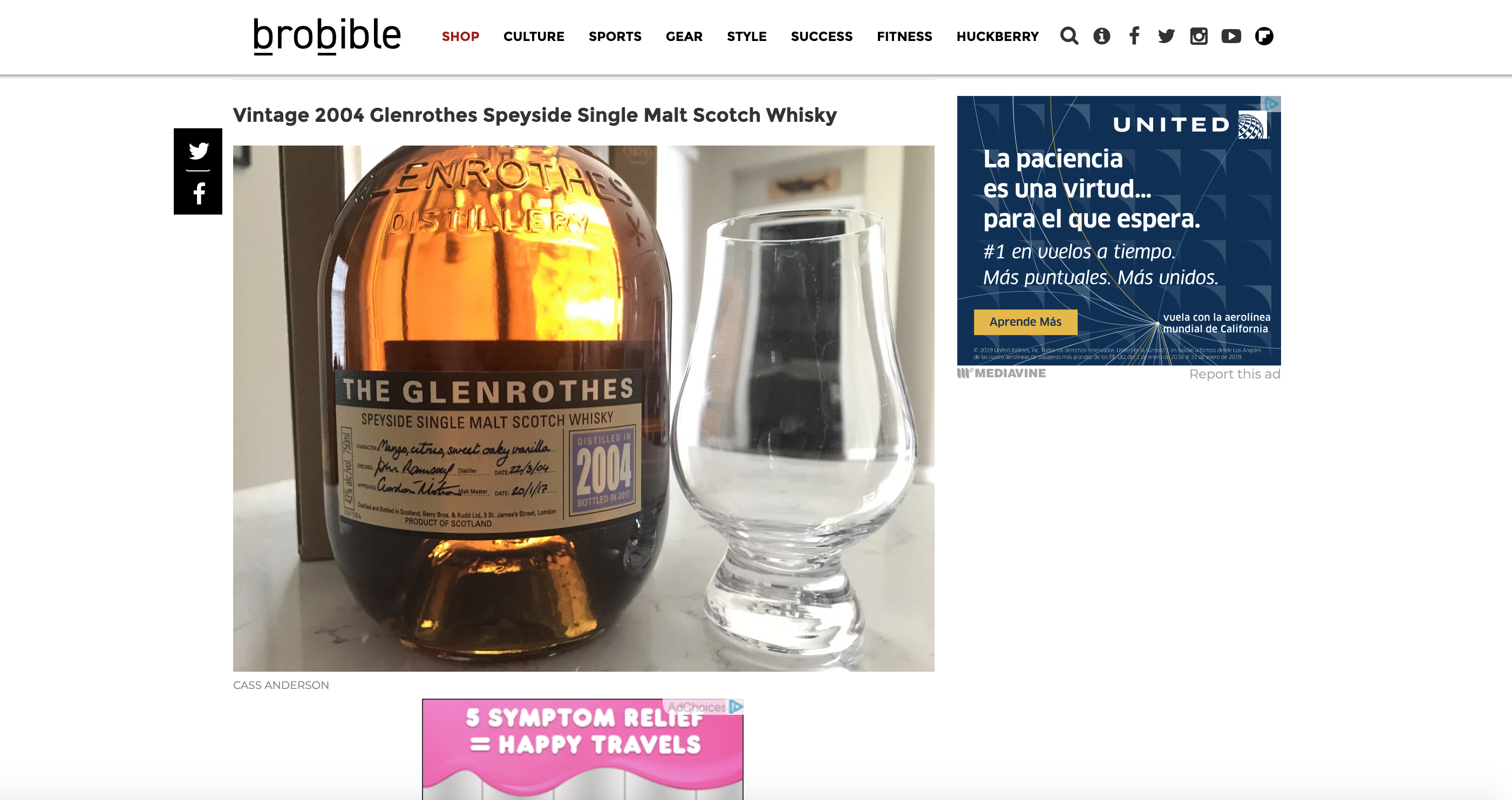 bro bible features the Glenrothes