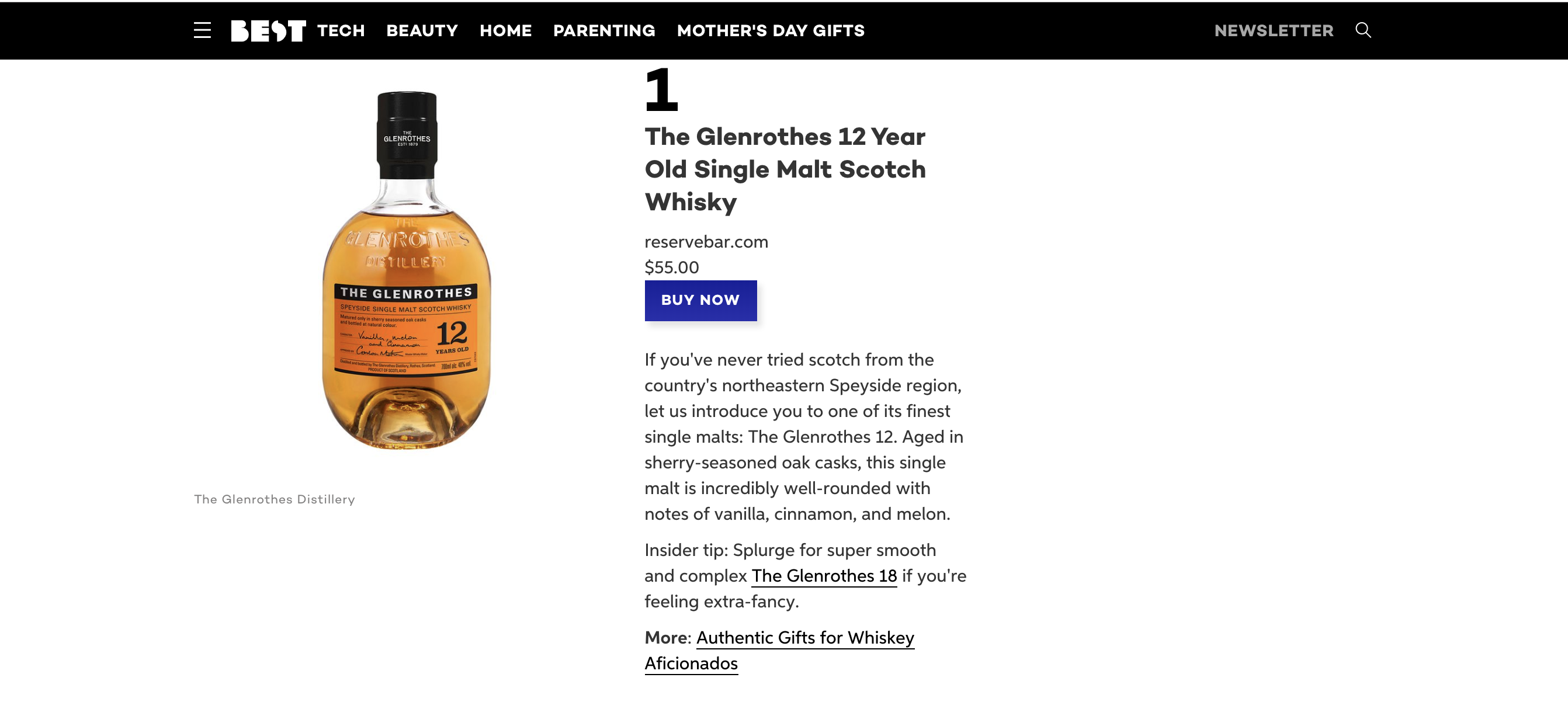 the best tech features the glenrothes