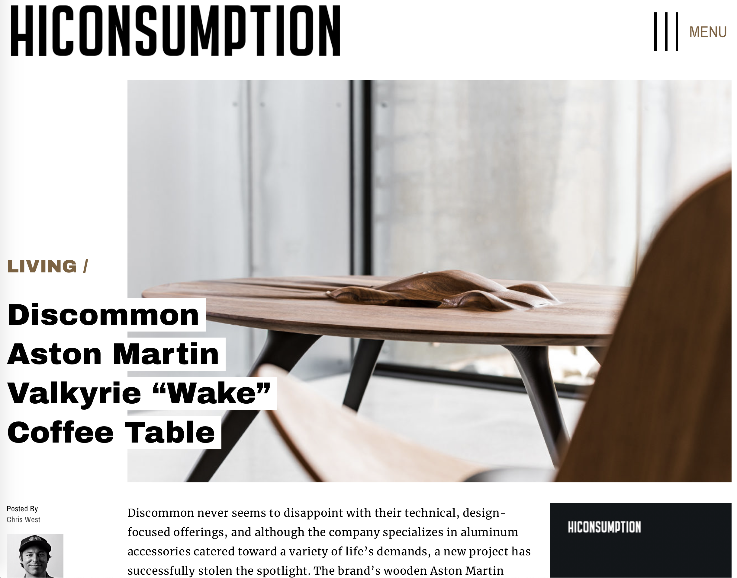 high consumption features Discommon car table