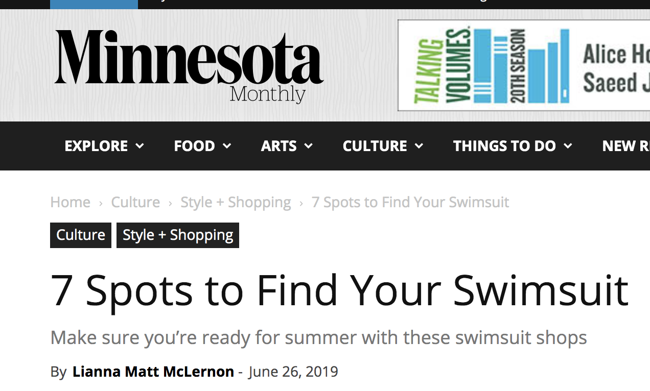 Minnesota Monthly features Saint Somebody